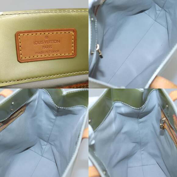 LOUIS VUITTON Monogram Vernis Reade MM Hand Bag Gris M91142 - Picture 11 of 12